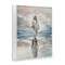 Stupell Industries Jesus on Water Framed Giclee, design by Elizabeth Medley